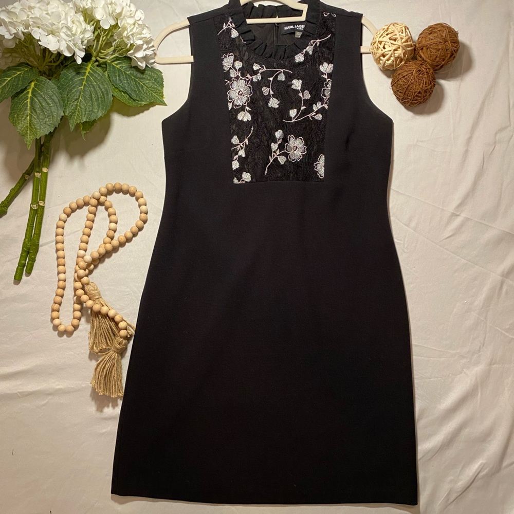 Karl Lagerfeld women’s black dress size 10
